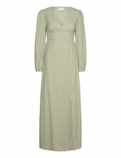 Vimalina L/s Maxi Dress/ka Vila Green