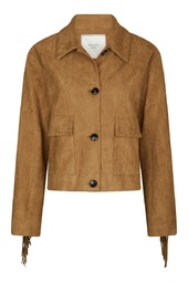 Neo Noir - Jakke - Lauron Faux Suede Jacket - Cognac (levering I Slut Februar/start Marts)
