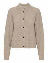 Alphagz Short Cardigan Noos Gestuz Beige