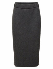 Rib Knit Pencil Skirt Esprit Casual Grey