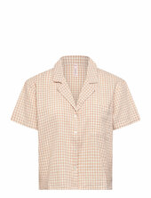 Jacket Linen Check Hunkemöller Beige