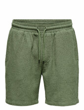 Onsbertil Waffle Shorts Only & Sons Green