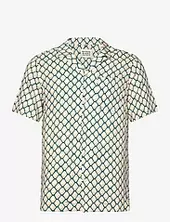 Regular Fit Short Sleeve Aop Viscose Shirt Scotch & Soda Patterned