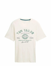 Logo Tee Tom Tailor White