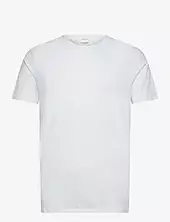 Organic Slub Yarn O-neck Tee S/s Lindbergh White