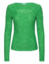 Long Sleeve T-shirt With Structure Coster Copenhagen Green