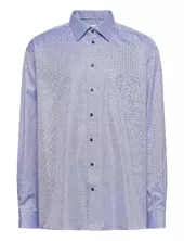 Classic Fit Business Casual Signature Twill Shirt Eton Blue