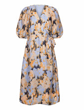 Marigold Wrap Dress Second Female Patterned