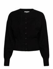 Rwavar Ls Cardigan Rosemunde Black