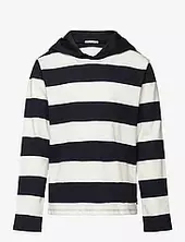 Striped Hooded Longsleeve Tom Tailor Navy