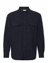 Relaxed Patch Pocket Shirt Filippa K Navy