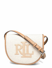 Canvas & Leather Medium Witley Crossbody Lauren Ralph Lauren Beige