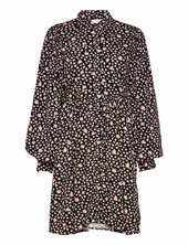 Slfjudita Ls Short Shirt Dress B Selected Patterned