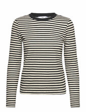 Striped Long Sleeves T-shirt Mango Black