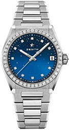 Zenith Dameur 16.9200.670-01.mi001 Defy Midnight Blå/stål Ø36 Mm