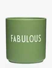 Favourite Cup Love & Friendship Design Letters Green