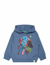 Sweater W/hood United Colors Of Benetton Blue