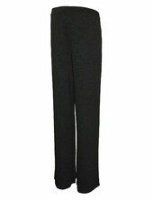 Mlfrederikke Wide Slit Jrs Pants Hw Mamalicious Black