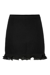 Y.a.s - Nederdel - Frino Hw Short Skirt - Black