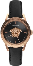 Versace Herreur Verd01420 Palazzo Sort/læder Ø43 Mm