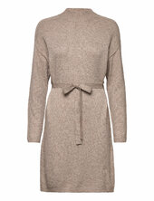Onlleva Ls Belt Dress Ex Knt Only Beige
