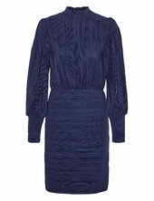Vmaurora Ls Bow Short Dress Jrs Vero Moda Blue