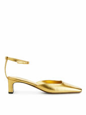 Kitten-heel Pumps - Brown