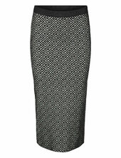 Vmaria Art Nw Pencil Skirt Ga Vero Moda Black