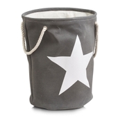 Vasketøjskurv Med Stjerne - Grå