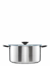 Ff Casserole 7,0l New Lid Fiskars Silver