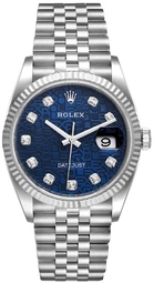 Rolex Herreur 126234-0011 Datejust 36 Blå/stål Ø36 Mm