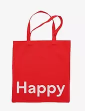 Dl Tote Bag Design Letters Red