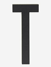 Architect Letters 50 Mm Design Letters Black