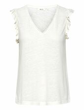 Crluna Jersey T-shirt Cream White
