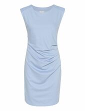 Kaindia Round-neck Dress Kaffe Blue
