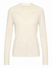 Crtrulla Jersey Blouse Cream White