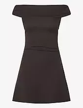 Short Strapless Dress Mango Brown