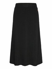 Trina Solid Skirt Busnel Black
