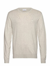 Ecovero L/s O-neck Knit Lindbergh Cream