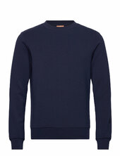 Mmgabel Crew Neck Sweat Mos Mosh Gallery Blue