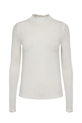 Nümph - Bluse - Nubowie Lace Blouse - Cloud Dancer