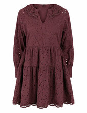 Yasblicco Ls Dress Yas Burgundy