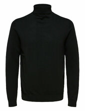 Slhberg Roll Neck Noos Selected Black