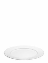 Plate Flat Plissé Pillivuyt White