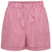 Shorts Only Maye Check Shorts - Salsa/white