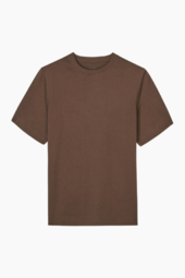 Cotton Jersey Jess Tee Fav - Demitasse - Mads Nørgaard - Brun Xs