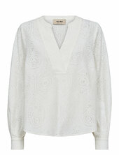 Mmyen Sina Lace Blouse Mos Mosh White