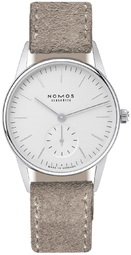 Nomos Glashütte Dameur N-324 Orion Hvid/læder Ø32.8 Mm
