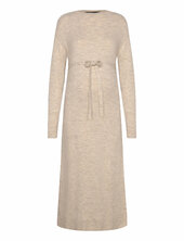 Vmmlefile Ls Boatneck Calf Dress Noos Vero Moda Maternity Cream