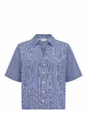 Nuzally Ss Shirt Nümph Blue